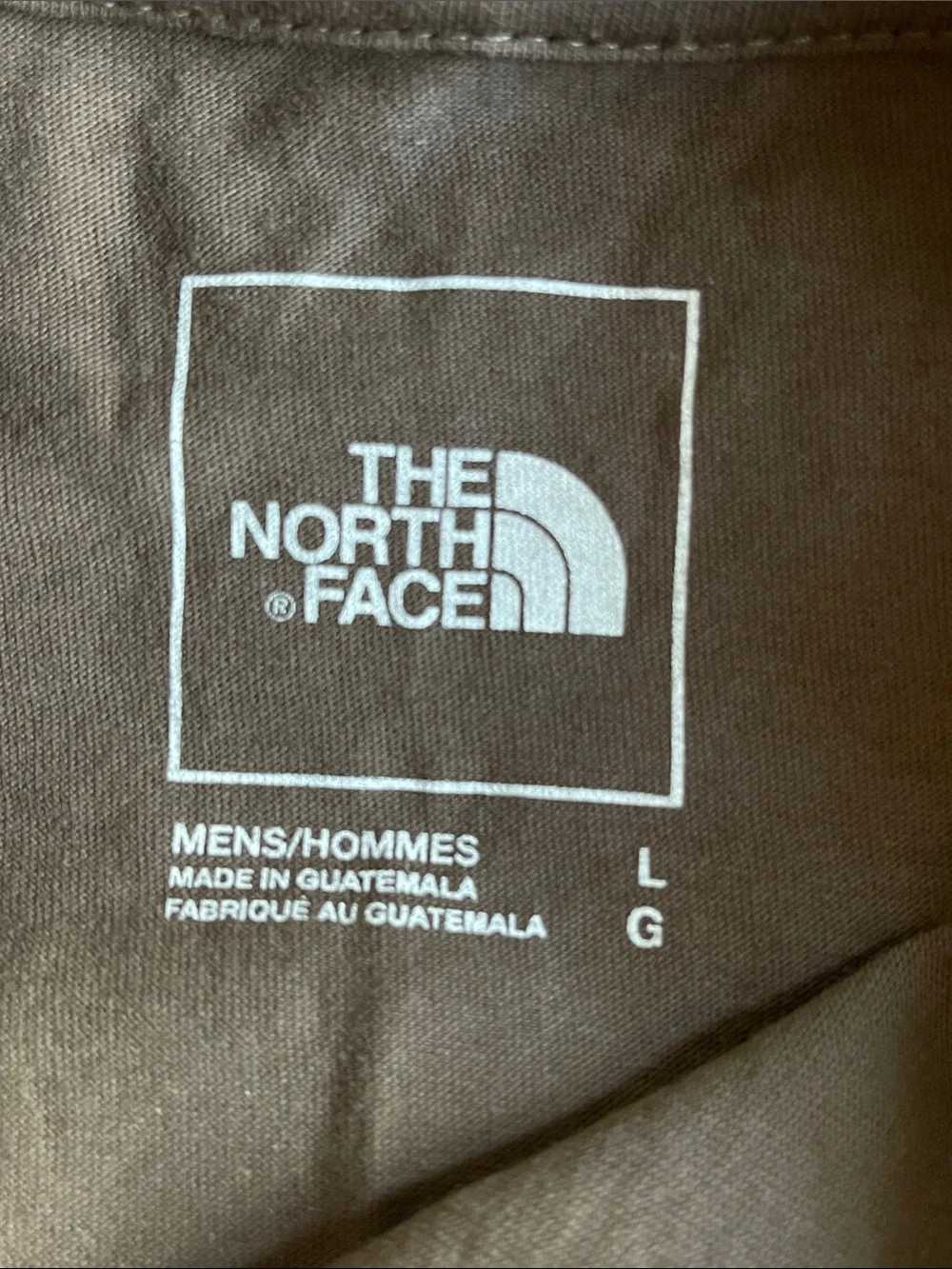 The North Face Men’s Large Smokey Brown Graphic Logo T-Shirt NWT Outdoor Tee